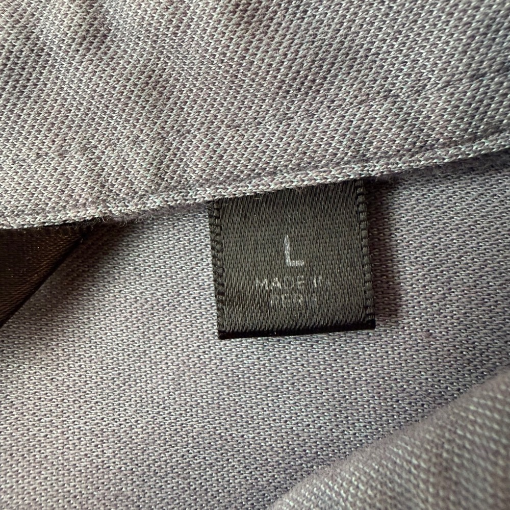 Travis Mathew Mens Gray Cactus Taco Sombrero Print Pima Cotton Golf Polo Shirt L - Picture 6 of 10